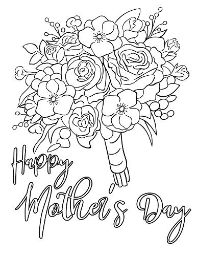 Mothers Day Coloring Page Free Printable Cenzerely Yours
