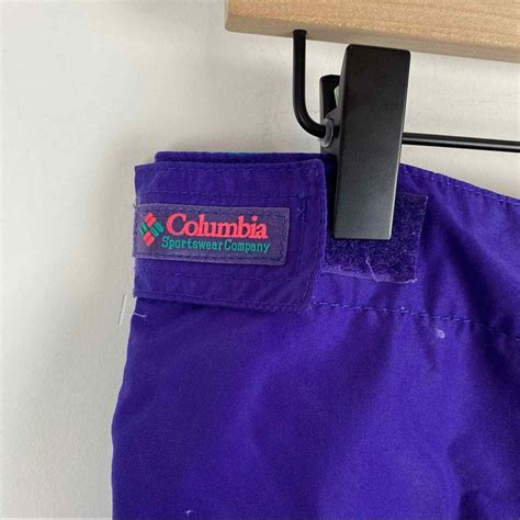 Vintage Columbia Side Zip Windbreaker Pant Gem