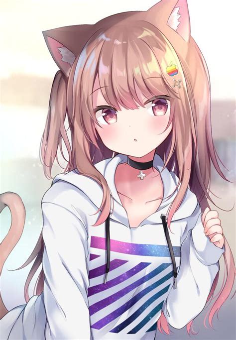 Neko In A Hoodie Original Ranimehoodies