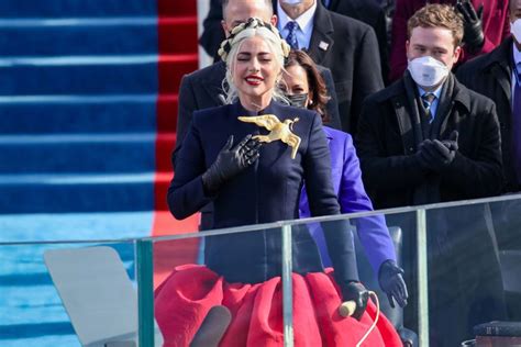 Watch Lady Gagas Perfect Inauguration Performance Of The National