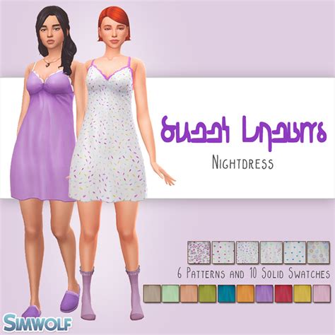 Maxis Match Sleepwear And Pajamas Cc For The Sims 4 Fandomspot