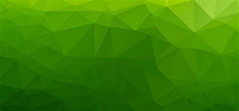 Low Polygon Background Green Banner Low Poly Materialized Flat