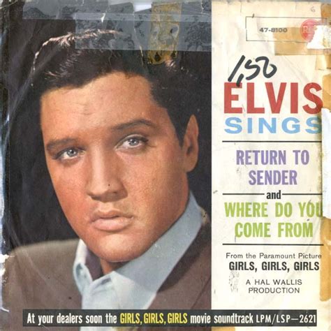 Herberts Oldiesammlung Secondhand Lps Elvis Presley Return To Sender