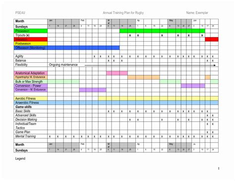 Excel Class Schedule Template Fresh Employee Training Matrix Template