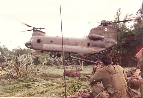 Chinook Helicopter Operation Hermit Park 1971 Tnz