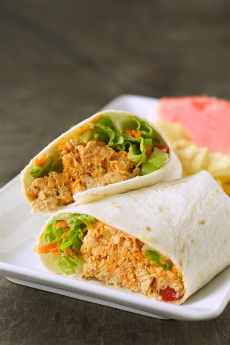 Three Meals One Crock Buffalo Chicken Wraps Slow Cooker
