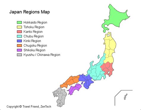 Japan Regions Map List Of Regions Of Japan Simple English Wikipedia