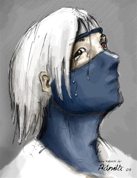 Crying Kakashi By Ganbate On Deviantart