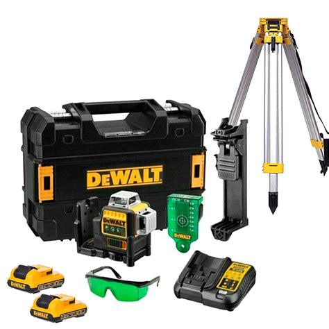 Dewalt Dce089d1g Cordless Green Beam 108v 3 Way Self Level Multi Line