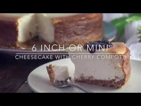 50 mini cheesecake recipes preparing little treats of sheer decadence! Cheesecake with Cherry Compote 6 inch pan or Mini tart ...