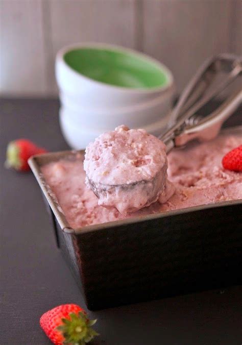 3 Ingredient Crunchy Strawberry Ice Cream Zoku Recipes Paleo Recipes