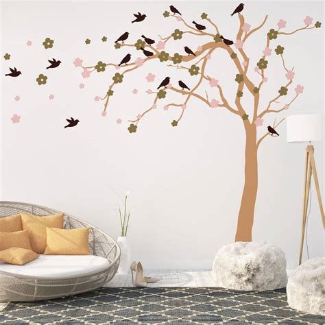 Summer Blossom Tree Wall Stickers By Parkins Interiors