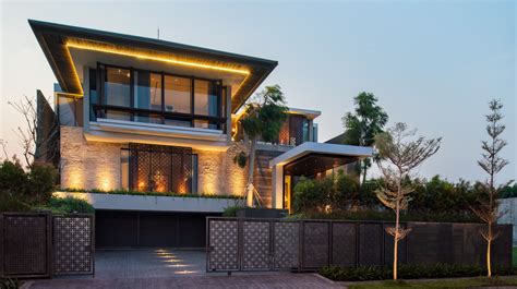 Project Tropical Modern House Desain Arsitek Oleh Sma
