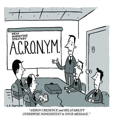 Cartoon Acronym Weekly Humorist