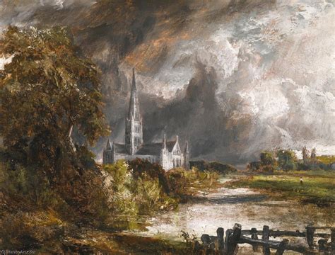 Джон Констебл John Constable картины художника Телега для сена вид