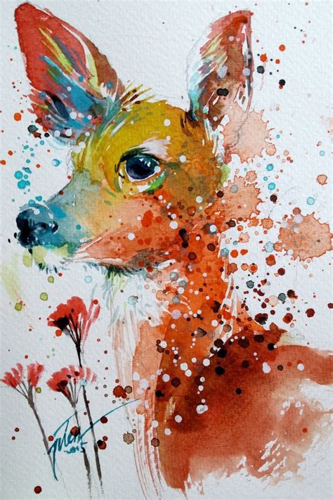 Vibrant Watercolor Animal Paintings By Tilen Ti Designwrld