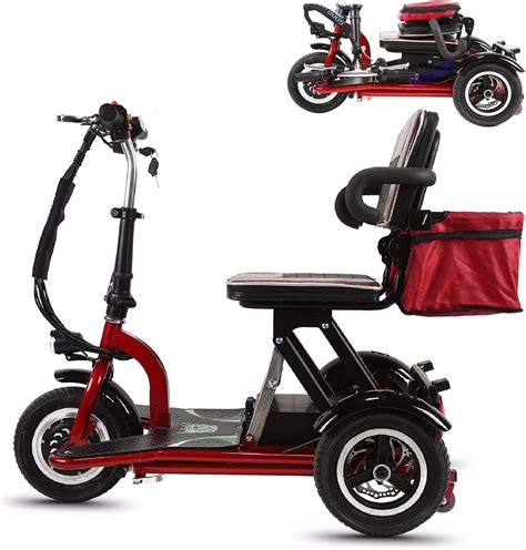 Qfzfei 3 Wheel Mobility Scooter Electric Powered Mobile Wheelchair