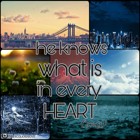 Islamic Quote He Knows What Is In Every Heart Quran 6713
