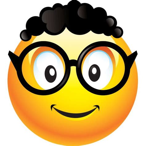 Smiley Face Icon With Glasses Clipart Best
