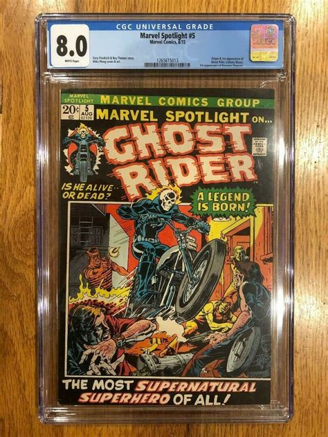 Marvel Spotlight 5 Cgc 80 White Pages Origin And 1st