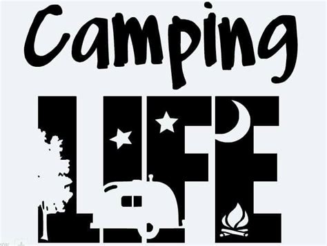 Camping Life Silhouette Ideas Pinterest Camping Camping Life And