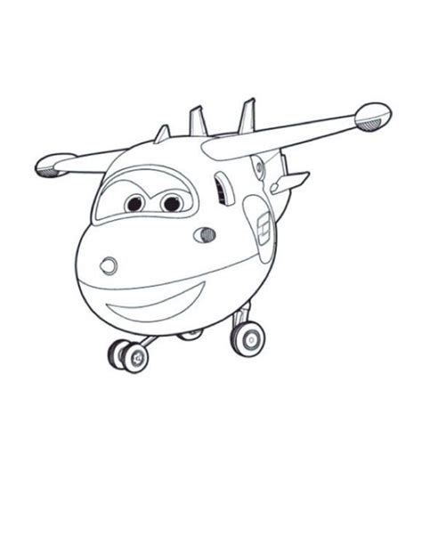 Cool Jett Super Wings Coloring Page 2022