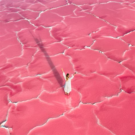 The Best Place To See A Pink Lake In France Solarpoweredblonde