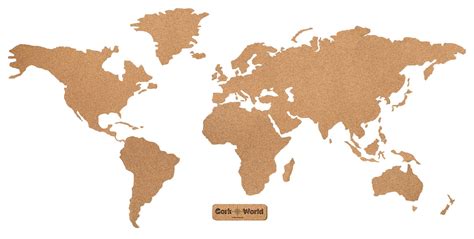 Hier siehst du die populärsten unserer ausmalbilder. Weltkarte aus Kork: XXL Kork-Weltkarte zum Pinnen | Kork ...