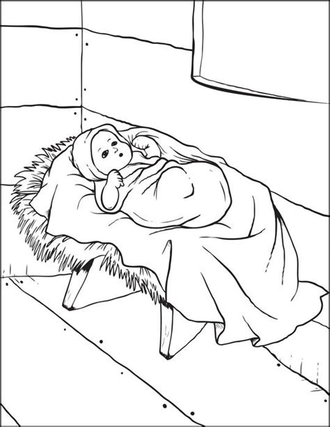 This baby jesus coloring pages nativity scene was posted in the coloring pages category. Baby Jesus Coloring Pages - Best Coloring Pages For Kids