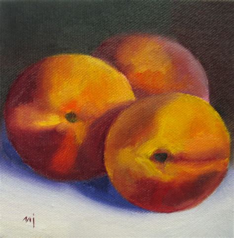 Nels Everyday Painting Peaches Sold