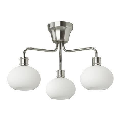 Use an opal light bulb if you have an ordinary lamp shade or lamp and want an even, diffused the mounting bracket that comes with it swivels so you can turn the track bar any direction that is needed which is very useful. ÄLGHULT Ceiling lamp - IKEA