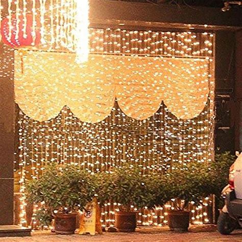 Led Curtain String Lights 300led Fairy Light Remote Control Indoor Led