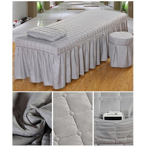 Spa Massage Bedding Linen Set Table Bed Valance Sheet Pillowcase Stool Cover Ebay