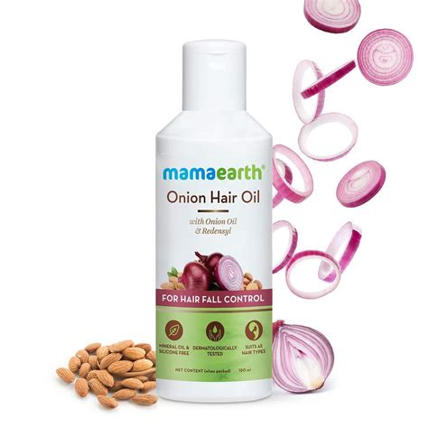 Mamaearth Onion Oil For Hair Growth And Hair Fall Control With Redensyl