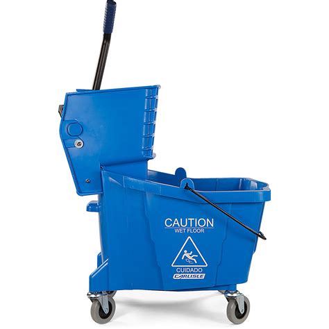 3690414 - Commercial Mop Bucket with Side-Press Wringer 35 ...