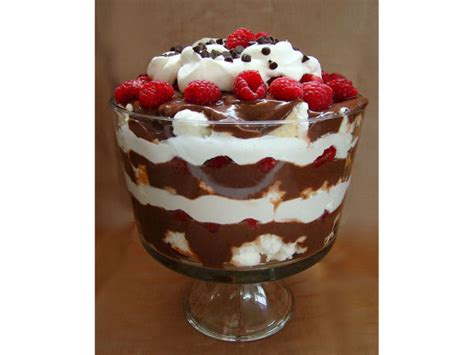 Chocolate dessert is truly a good snack that has excellent beauty and health effects. Low-Fat Chocolate Raspberry Trifle Recipe - Food.com
