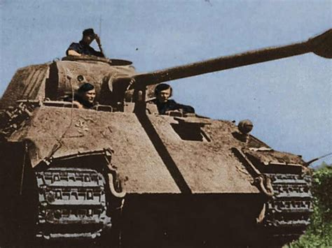 Panzer V Panther Tank Close Up German World War 2 Colour Wallpaper