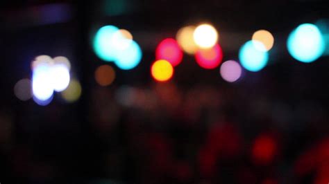 Blurry Lights 9 Free Stock Footage Bokeh Club Party Lights