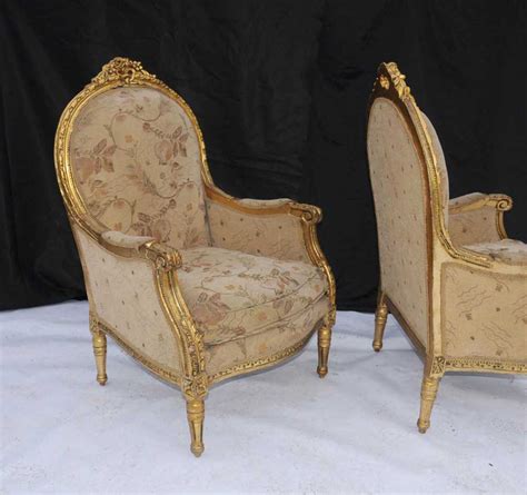 This collection offers a lot of designs, sizes and colours of traditional arm chairs. Pair French Regency Gilt Arm Chairs Fauteils Armchairs