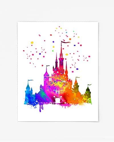 Amazon Com Walt Disney Castle Prints Neuschwanstein Castle Disney