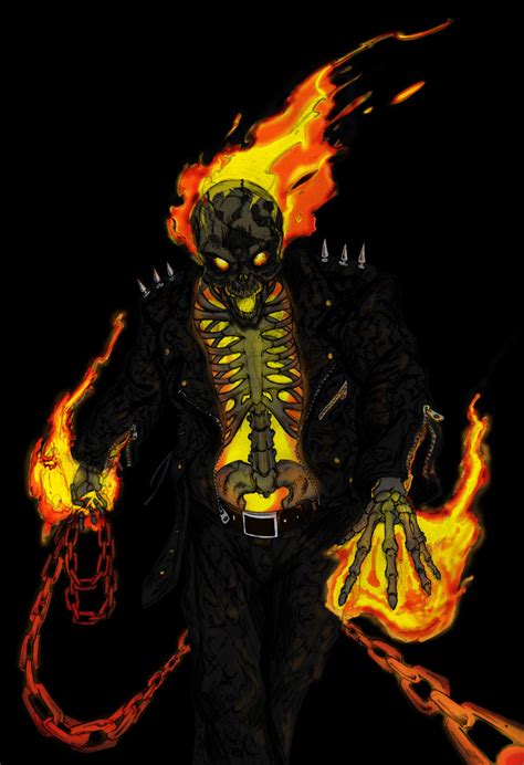 Johnny Blaze Ghost Rider By Constantscribbles On Deviantart