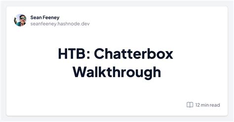 Htb Chatterbox Walkthrough