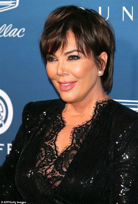 Kris Kardashian Jenners Hairstyle Buste