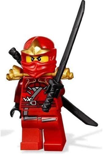Lego Ninjago Red Ninja Minifigure Kai Zx With Dual Black