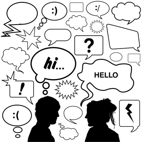 Dialogue Writing Clip Art Library