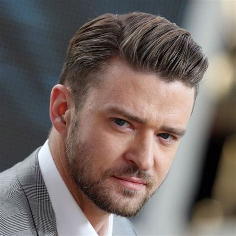 Peinados Hombre Justin Timberlake Corte Un Poco Degradado Pelo