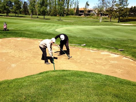 Quilchena Golf Club Turf Care Adding Sand To Bunkers Update