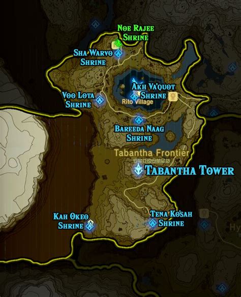 Legend Of Zelda Breath Of The Wild Shrines Locations Polegf