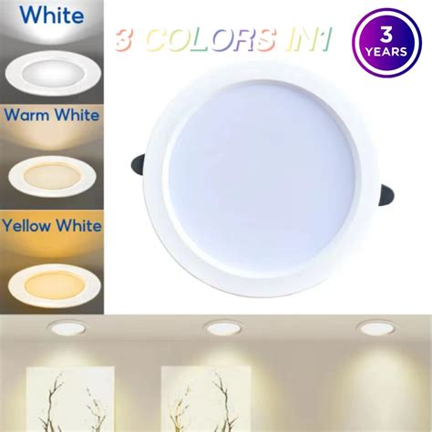 Downlight Led Recessed Pin Lights Panel Ceiling Light 3 Color Temperature 2 Years Warranty