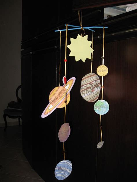 Solar System Mobile Using Cutouts Vbs 2014 Pinterest